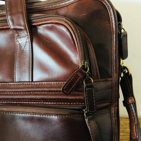 Wilsons Leather Brown Laptop Bag - Picture 2 of 6